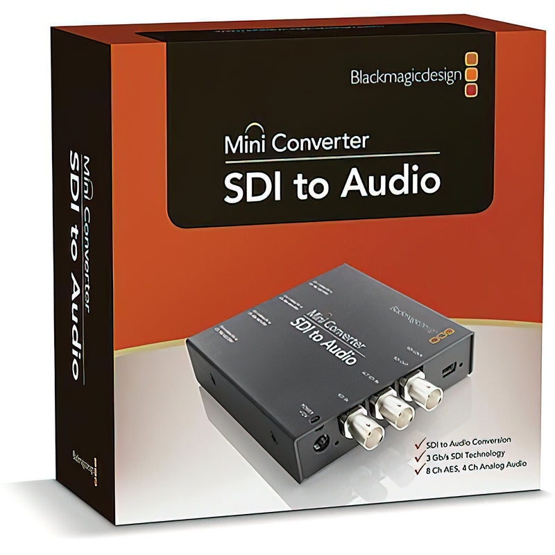 Blackmagic Design SDI a Mini convertidor de audio