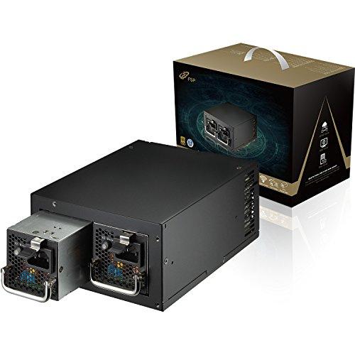 FSP Group Twins ATX PS2 1 + 1 módulo Dual 500 W 80 Plus Dorado Hot Swappable Redundant Digital Fuente de alimentación, 500 W (Set), Negro, 500W (Set)