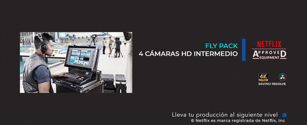 FLY PACK 4 CAMARAS HD INTERMEDIO