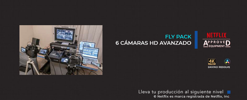 FLY PACK 6 CAMARAS HD AVANZADO