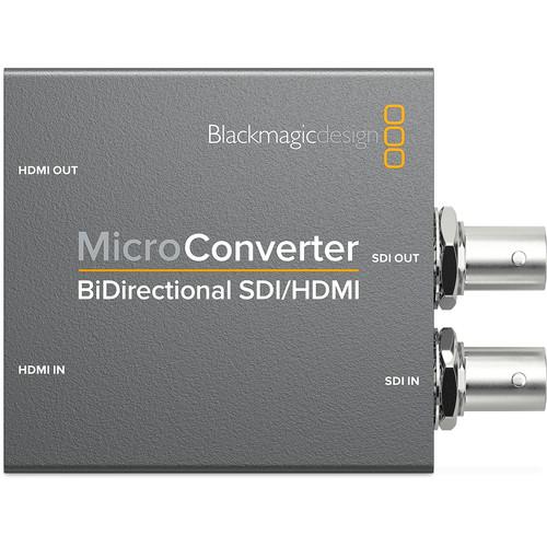 Microconvertidor de diseño Blackmagic BiDirectional SDI / HDMI con fuente de alimentación