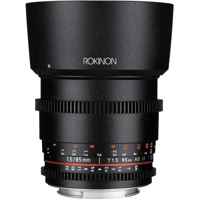 Paquete de lentes Rokinon 24, 35, 50, 85 mm T1.5 Cine DS para