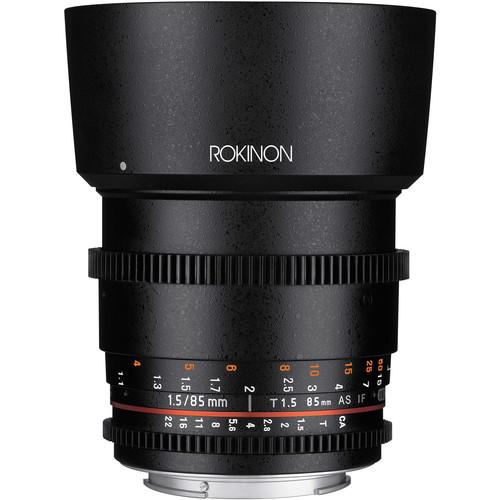 Paquete de lentes Rokinon 24, 35, 50, 85 mm T1.5 Cine DS para Canon EF Mount